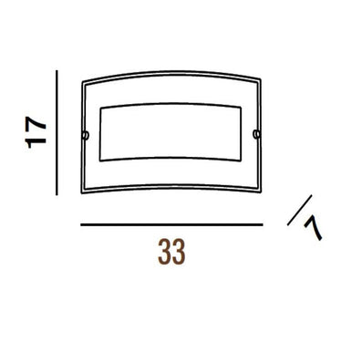 Applique in vetro bianco Perenz Lampade da parete